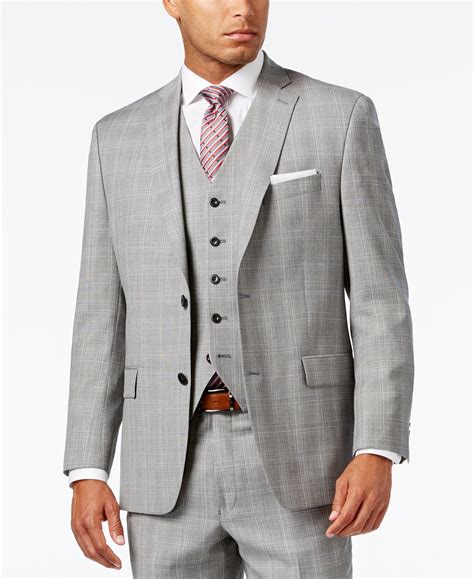 michael kors classic plaid suit 0500087961854|Michael Kors Suits .